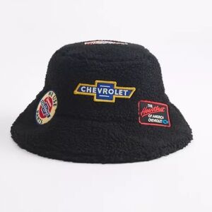 NWOT Urban Outfitters American Needle Chevy Patch Fleece Bucket Hat
